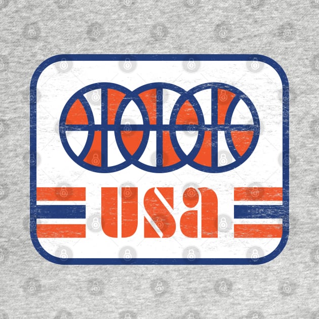 USA Retro Basketball Throwback by TwistedCharm